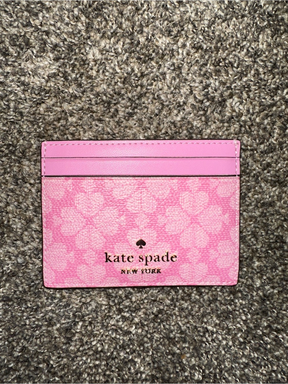 kate spade Pink Floral Pattern Card Case